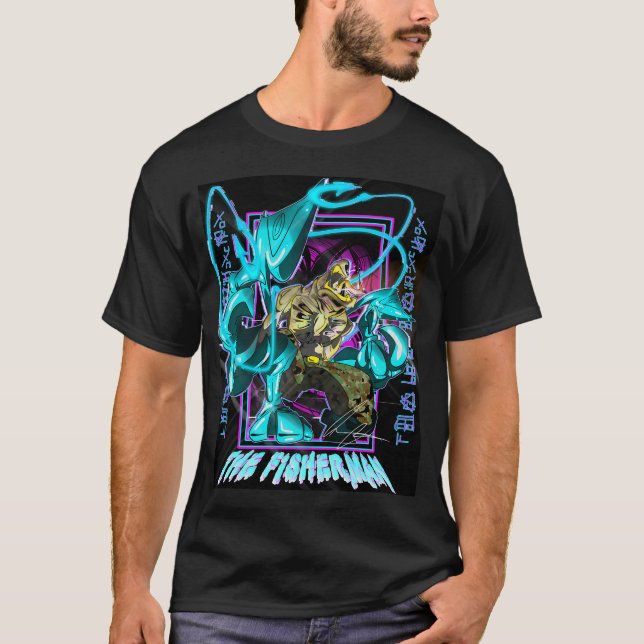 Fiskare T Shirt (Framsida)