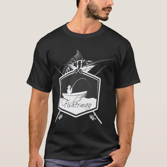 Fiskare T Shirt (Framsida)