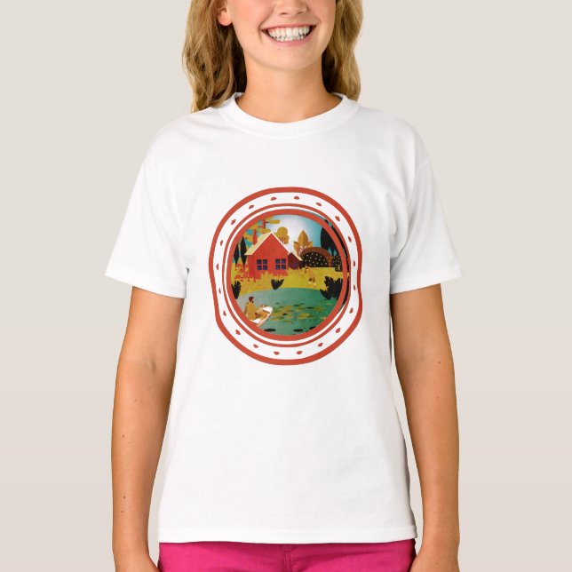 fiskare t shirt (Framsida)
