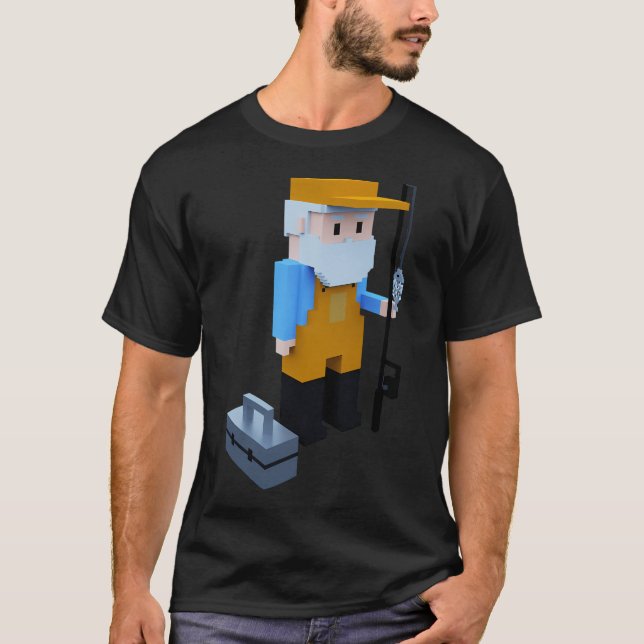 Fiskare T Shirt (Framsida)