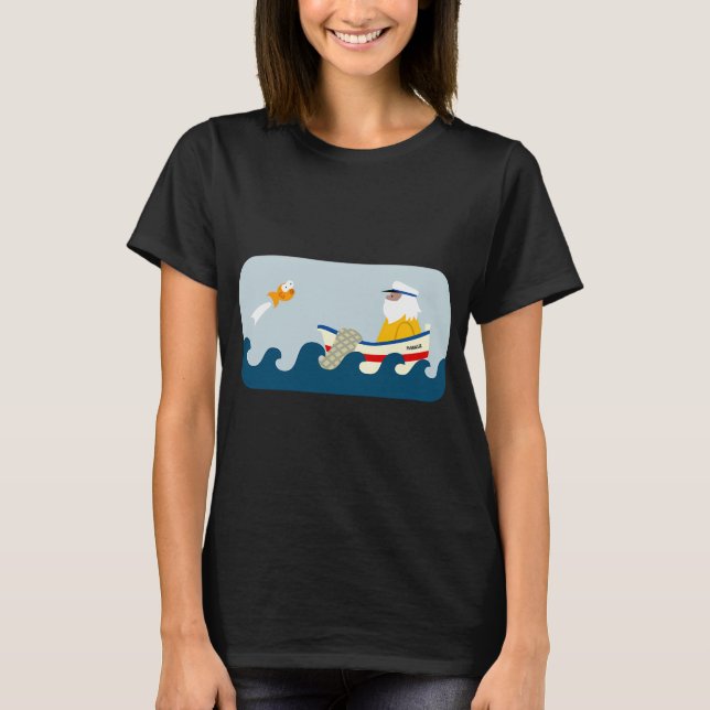 Fiskare T Shirt (Framsida)