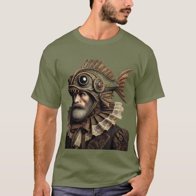 Fiskare T Shirt (Framsida)