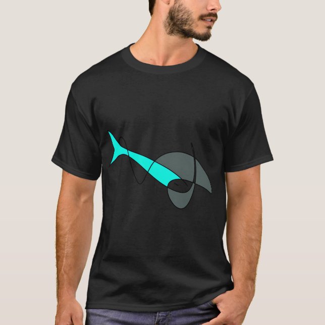 fiskare t shirt (Framsida)