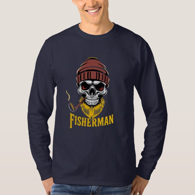 Fiskare T Shirt (Framsida)