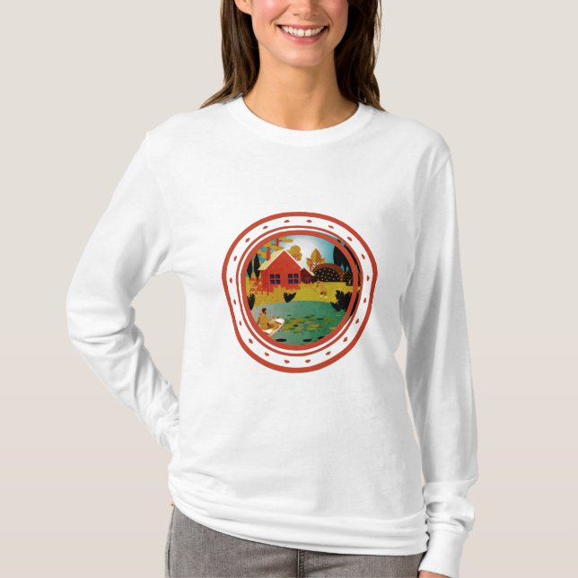 fiskare t shirt (Framsida)