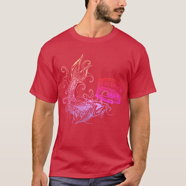 Fiskare T Shirt (Framsida)