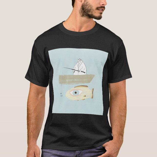 Fiskare T Shirt (Framsida)