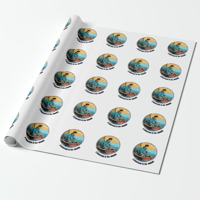 Fiskare under utbildning presentpapper (Utrullad)