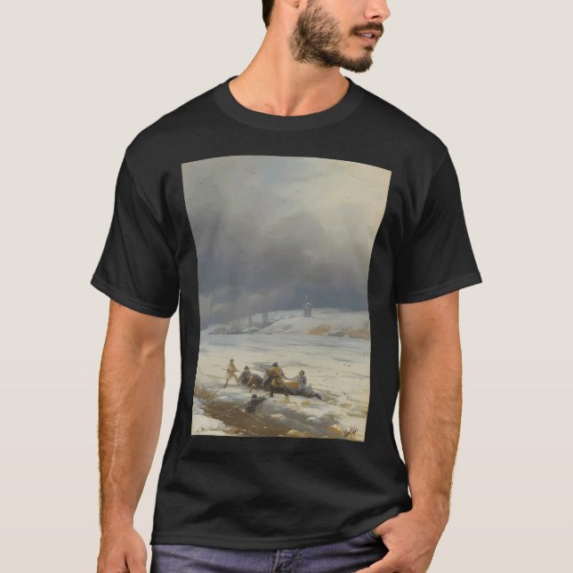 Fiskare vid gryning, Neapel - Ivan Konstantinovich T Shirt (Framsida)