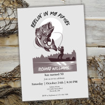 Fiskare vid sjö Antik fiske 50-årsdag