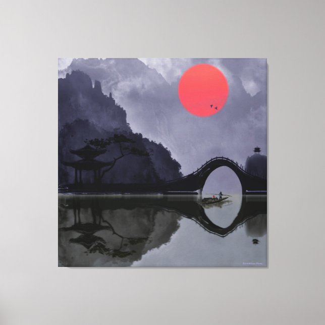 Fiskare Wrapped Canvas (Framsida)