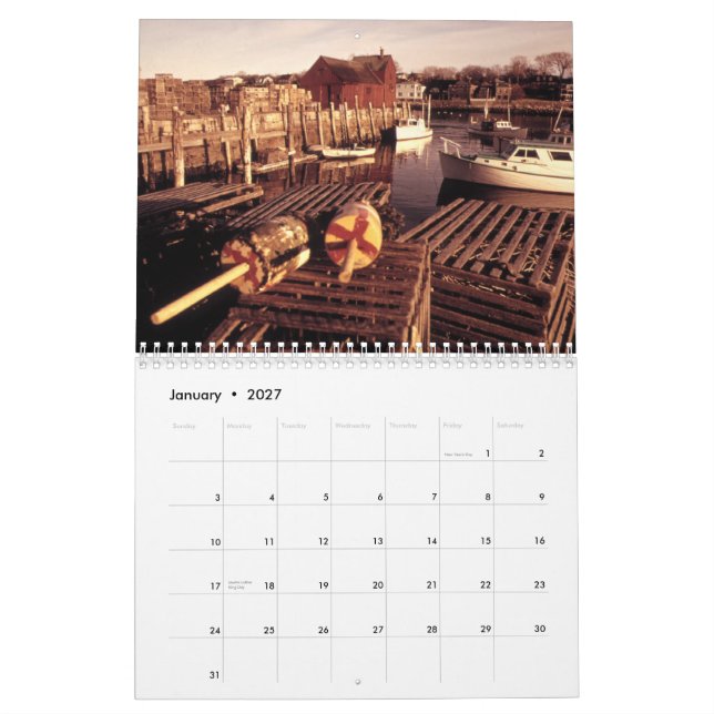 Fiskarefotografikalender Kalender (Jan 2027)