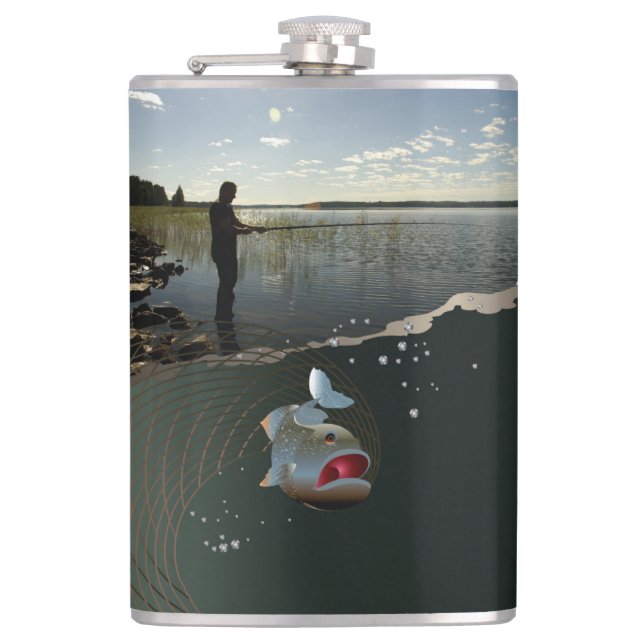 Fiskaren ​ ​ ​ ​ ​ ​. Lycklig fiske Fickplunta (Framsidan)