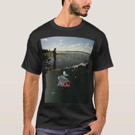 Fiskaren . Lycklig fiske T Shirt