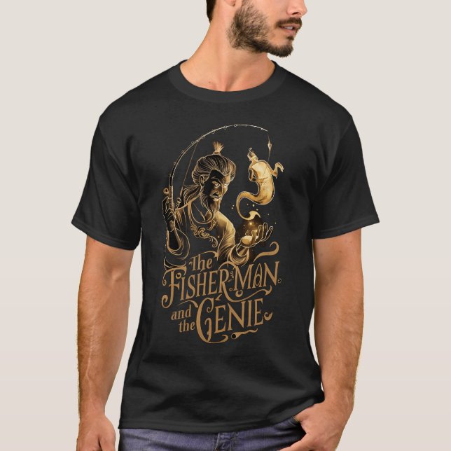 Fiskaren och Genien T Shirt (Framsida)