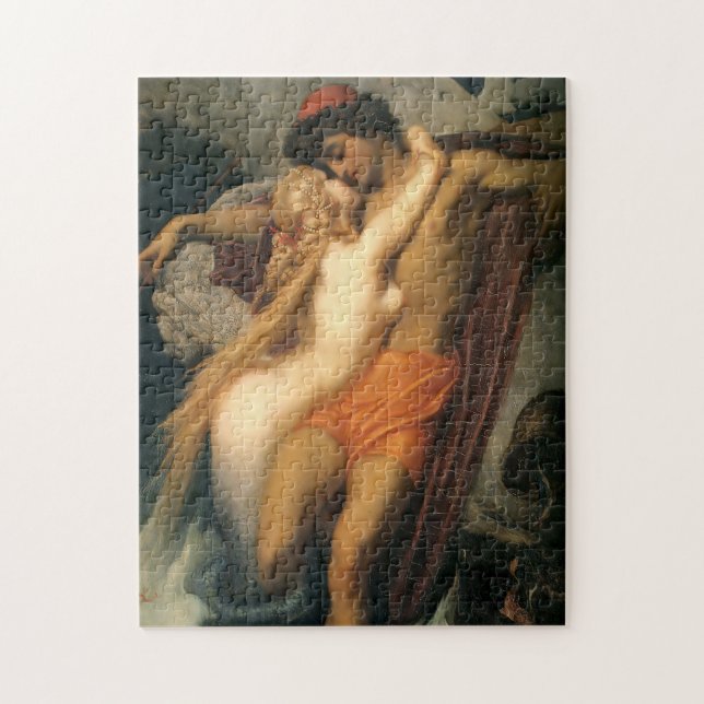Fiskaren och Syren | Frederic Leighton Pussel (Vertikal)