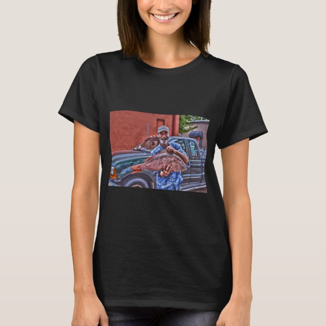 Fiskaren T Shirt (Framsida)