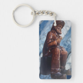 Fiskarens akryliska nyckelkedja