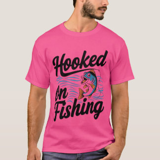 Fiskarens besatthet: fiskad t shirt