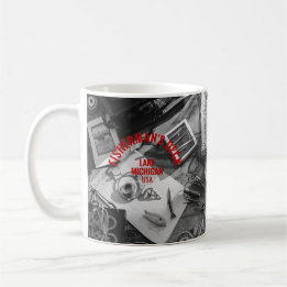 Fiskarens däck B&W-mugg Kaffemugg