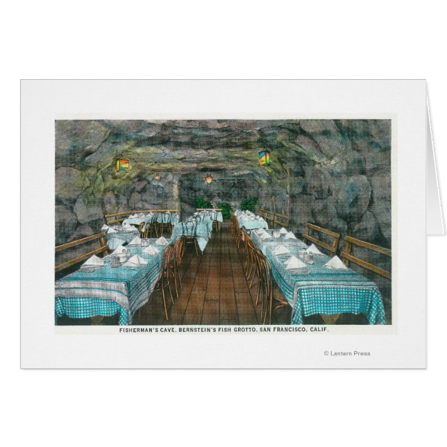 Fiskarens grotta, Brensteins grotta Hälsningskort (Framsidan Horizontal)