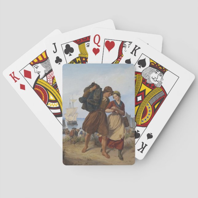 Fiskarens hemstad (av Rudolf Jordanien) Casinokort (Baksidan)