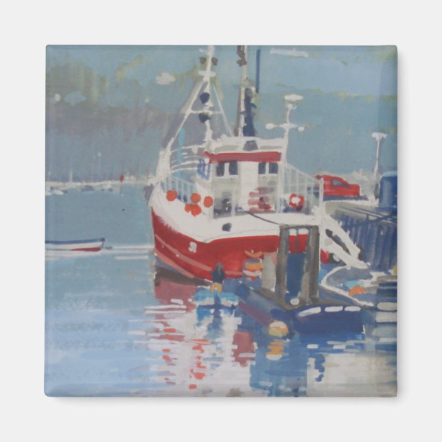 Fiskarens kajsalcombe magnet (Framsidan)