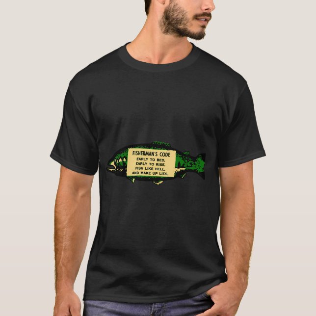 Fiskarens kod t shirt (Framsida)