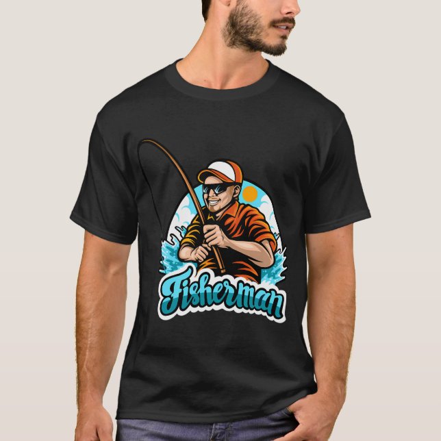 Fiskarens liv t shirt (Framsida)