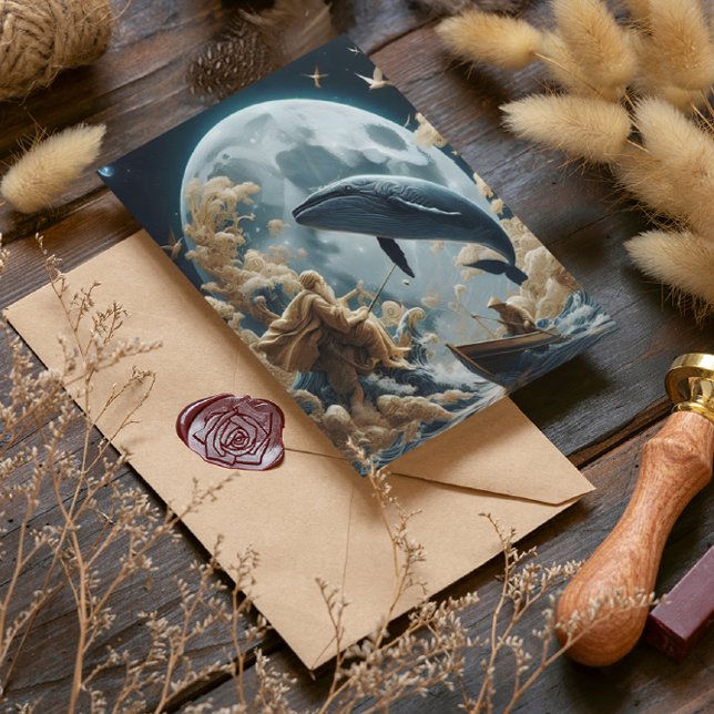 Fiskarens månfångst vykort (Skapare uppladdad)