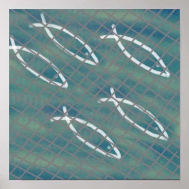 Fiskarens nettoutskrift poster (Framsidan)