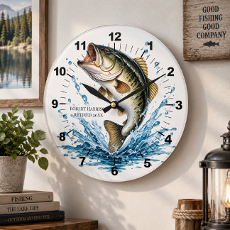 Fiskarens pensionsgåva till minne stor klocka