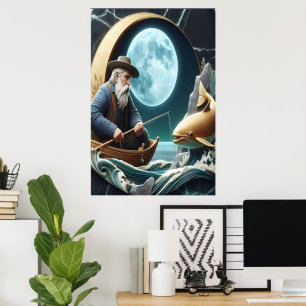 Fiskares månfiske poster