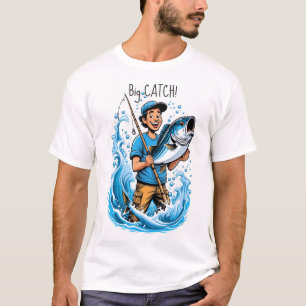 Fiskares stora fiskfångst t shirt