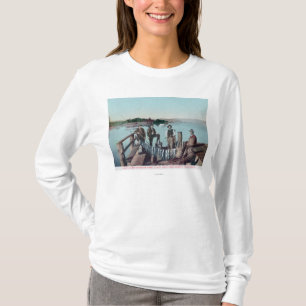 Fiskarevisning som dagen fångar tee shirt