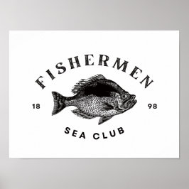 Fiskarhavsklubb Poster