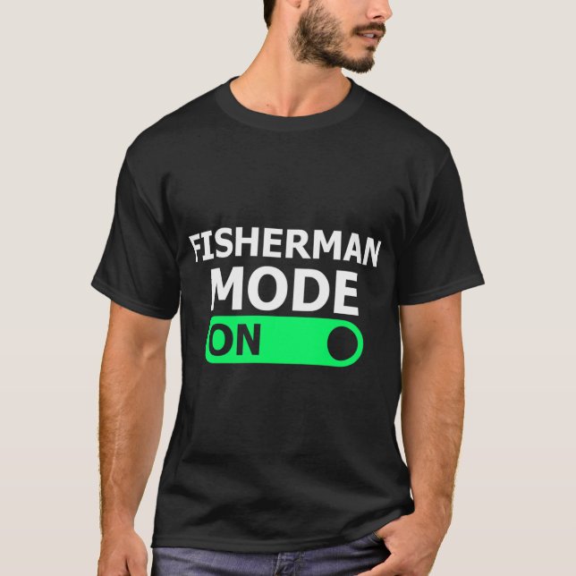 Fiskarläge På T Shirt (Framsida)