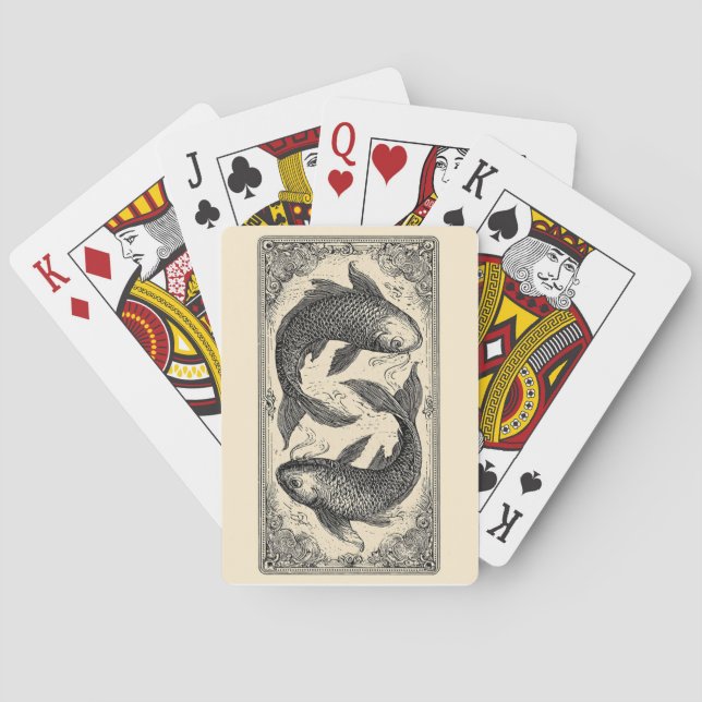 Fiskarna Casinokort (Baksidan)