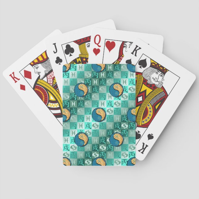 Fiskarna & Eldhund Casinokort (Baksidan)