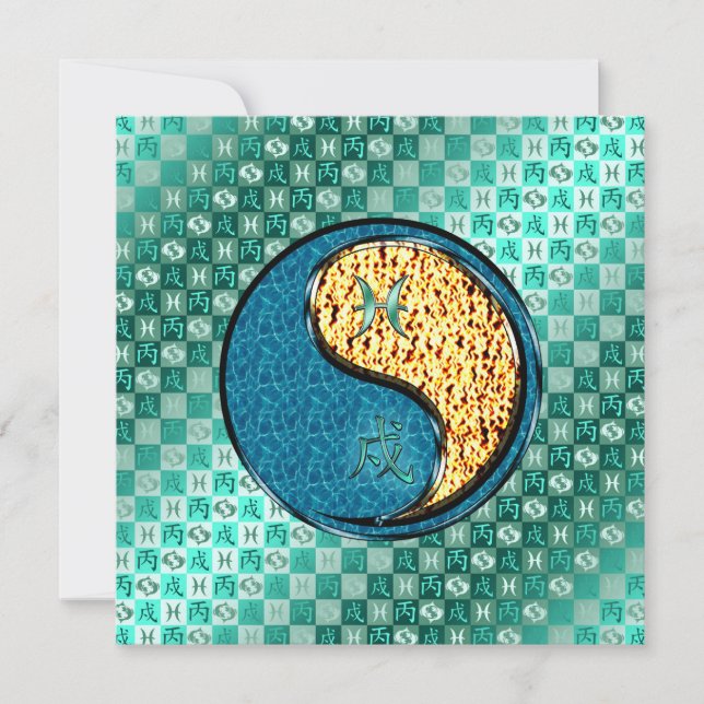 Fiskarna & Eldhund Kort (Framsida)