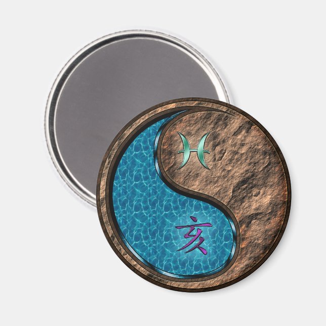 Fiskarna & Jordsvin Magnet (Front/Back)