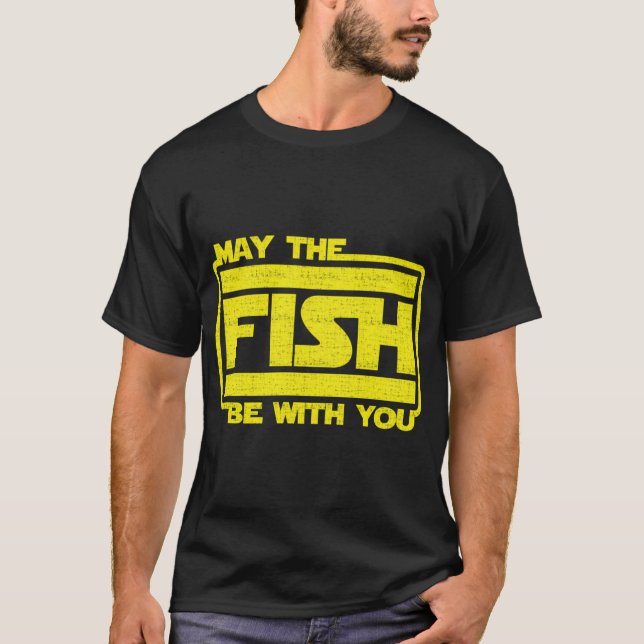 Fiskarna Må Vara Med Dig Fiske T Shirt (Framsida)
