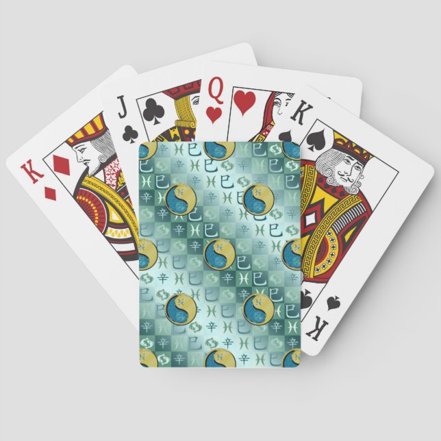 Fiskarna & Metall Orm Casinokort (Baksidan)