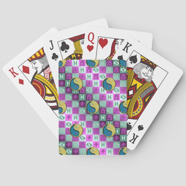 Fiskarna & Metall Tupp Casinokort (Baksidan)