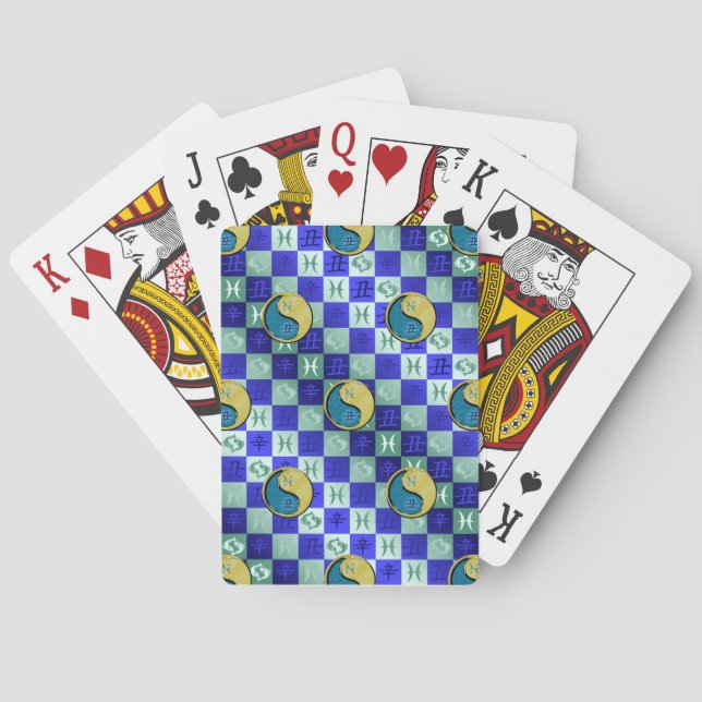 Fiskarna & Metalloxen Casinokort (Baksidan)