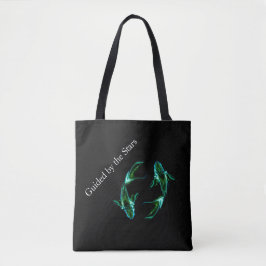 Fiskarna – Minimalistisk Zodiakshoppingbag Tygkasse
