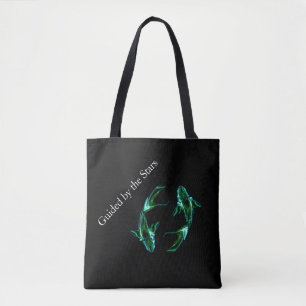 Fiskarna – Minimalistisk Zodiakshoppingbag Tygkasse