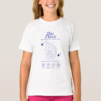Fiskarna Stjärntecken Drömmig Astrologi Linje Kons T Shirt