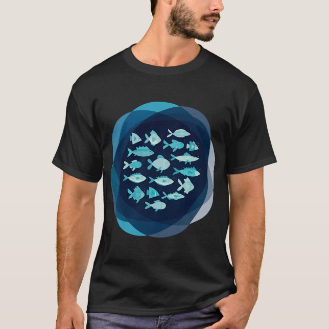 Fiskarna stjärntecken t shirt (Framsida)