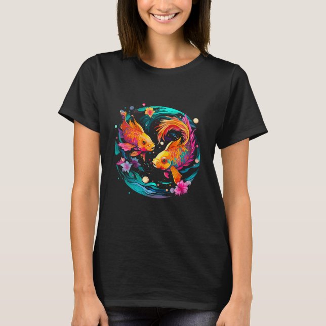 Fiskarna Stjärntecken T Shirt (Framsida)